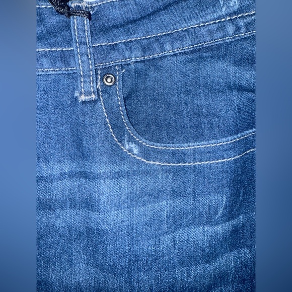 VGS Skinny Jeans Size 20 Embellished Pocket Bling Stretch Denim new with tags - Picture 8 of 13